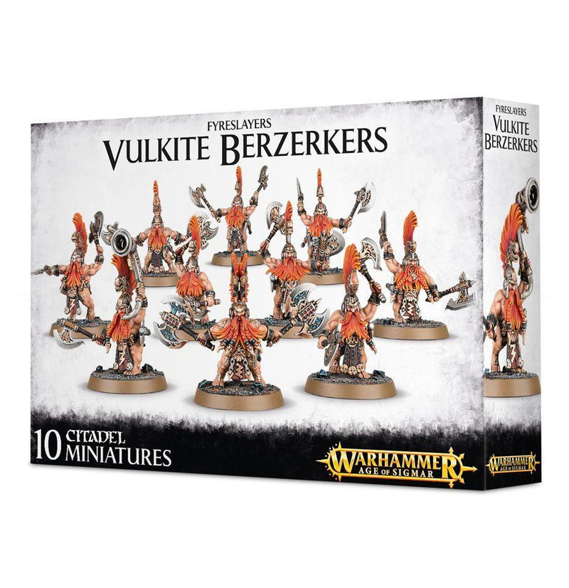 Fyreslayers: Vulkite Berzerkers Age of Sigmar Games Workshop   