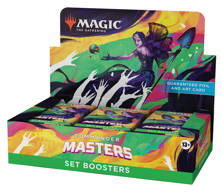 MTG Commander Masters - Set Booster Box MTG Sealed Magic: The Gathering   