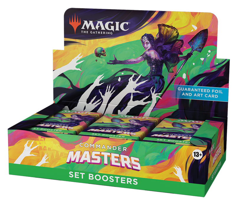 MTG Commander Masters - Set Booster Box MTG Sealed Magic: The Gathering   