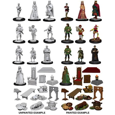 Deep Cuts: Castle I (Royal Court) Unpainted Miniatures WizKids