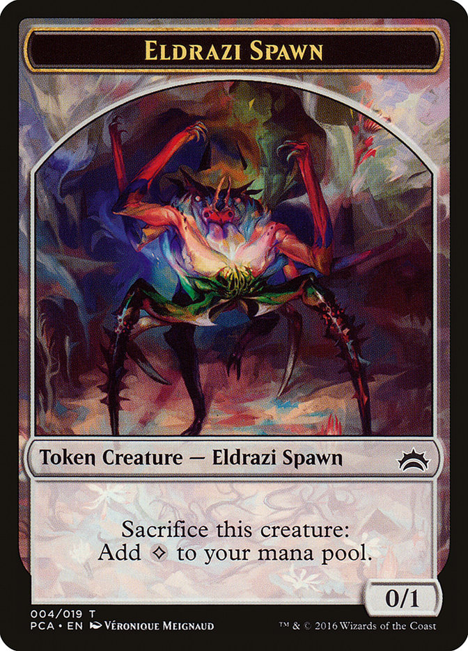 Eldrazi Spawn Token (004/019) [Tokens] Planechase Anthology Tokens MTG Single Magic: The Gathering