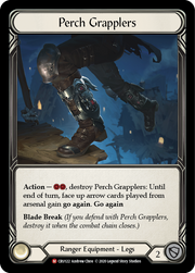 Perch Grapplers [CRU122] 1st Edition Normal Flesh And Blood Single Flesh And Blood   
