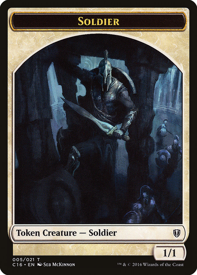 Soldier // Squid Double-Sided Token [Commander 2016 Tokens]