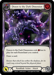 Drawn to the Dark Dimension (Red) [ARC097-C] 1st Edition Rainbow Foil Flesh And Blood Single Flesh And Blood   