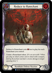 Reduce to Runechant (Blue) [ARC090] Unlimited Edition Rainbow Foil Flesh And Blood Single Flesh And Blood   