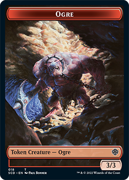 Ogre // Zombie Double-Sided Token [Starter Commander Decks] MTG Single Magic: The Gathering   