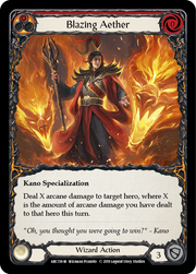 Blazing Aether [ARC118-M] 1st Edition Rainbow Foil Flesh And Blood Single Flesh And Blood   