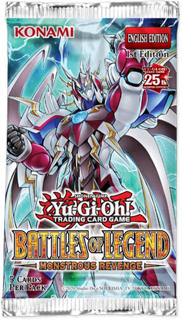 Yu-Gi-Oh! Battles of Legend: Monstrous Revenge Booster Pack (1st Edition) Yugioh Sealed Yu-Gi-Oh!   