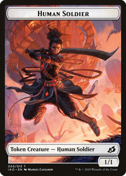 Shark // Human Soldier (003) Double-Sided Token [Tokens] Ikoria: Lair of Behemoths Tokens MTG Single Magic: The Gathering