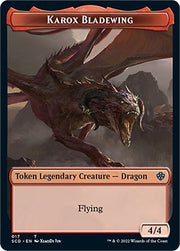 Karox Bladewing // Karox Bladewing Double-Sided Token [Starter Commander Decks] MTG Single Magic: The Gathering   
