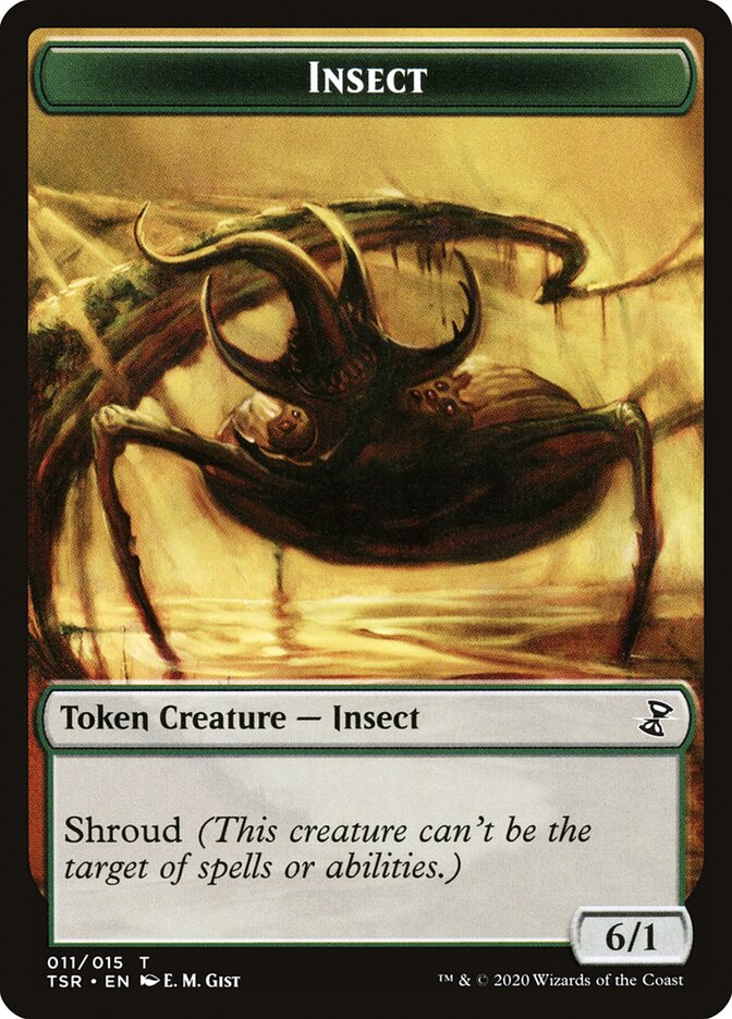 Insect Token [Tokens] Time Spiral Remastered Tokens MTG Single Magic: The Gathering
