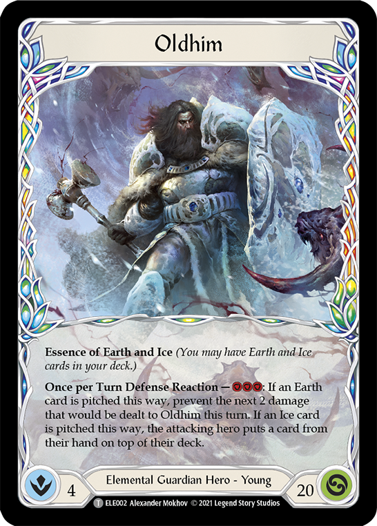 Oldhim // Frostbite [ELE111] (Tales of Aria)  1st Edition Normal Flesh And Blood Single Flesh And Blood   
