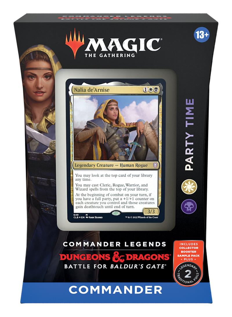 MTG Commander Legends: Battle for Baldur's Gate - Commander Deck (Party Time) MTG Sealed Magic: The Gathering   