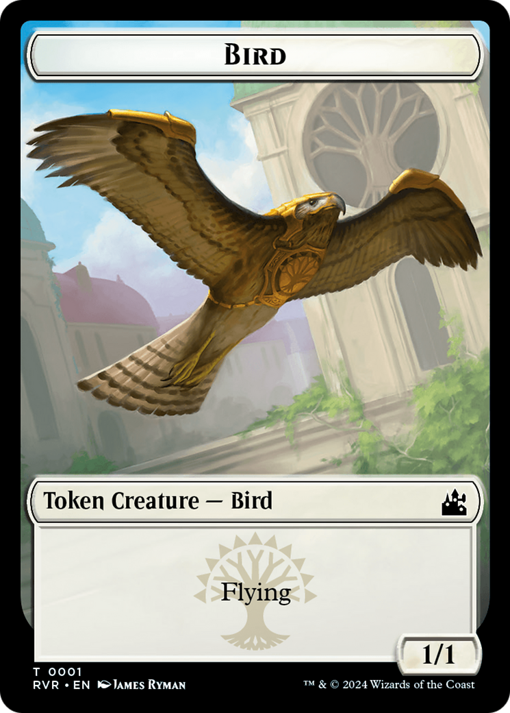 Bird Token [Tokens] Ravnica Remastered Tokens MTG Single Magic: The Gathering