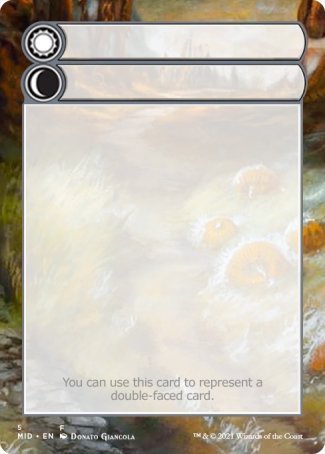 Helper Card (5/9) [Tokens] Innistrad: Midnight Hunt Tokens MTG Single Magic: The Gathering