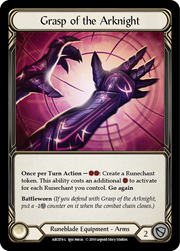 Grasp of the Arknight [ARC078-L] 1st Edition Cold Foil Flesh And Blood Single Flesh And Blood   