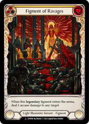 Figment of Ravages // Sekem, Archangel of Ravages (Marvel) [DTD008] (Dusk Till Dawn)  Cold Foil Flesh And Blood Single Flesh And Blood   