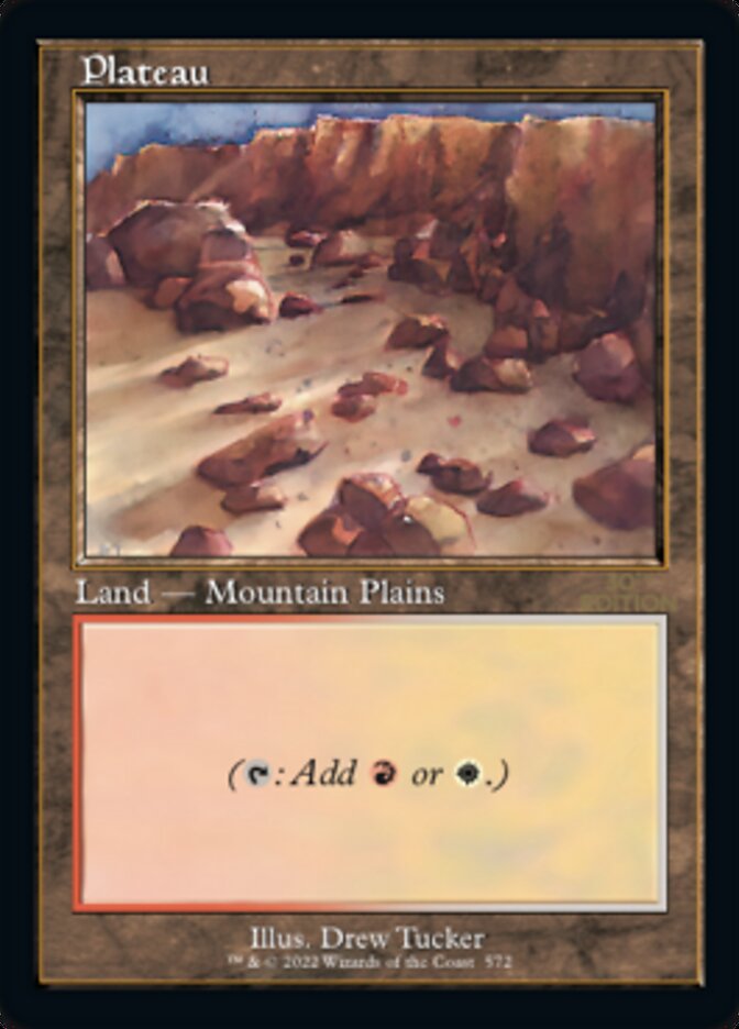 Plateau (Retro) [30th Anniversary Edition] MTG Single Magic: The Gathering   