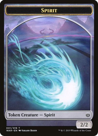 On An Adventure // Spirit Double-Sided Token [Challenger Decks 2020 Tokens] MTG Single Magic: The Gathering   