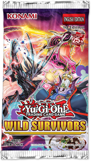 Yu-Gi-Oh! Wild Survivors Booster Pack (1st Edition) Yugioh Sealed Yu-Gi-Oh!   