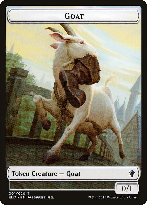 Goat Token [Tokens] Throne of Eldraine Tokens MTG Single Magic: The Gathering