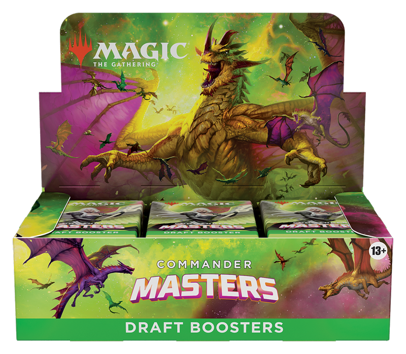 MTG Commander Masters Draft Booster Box MTG Sealed Magic: The Gathering   