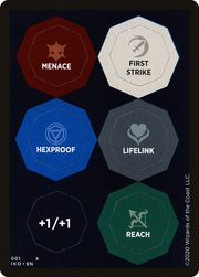 Punch Card Token (001 // 002) [Tokens] Ikoria: Lair of Behemoths Tokens MTG Single Magic: The Gathering