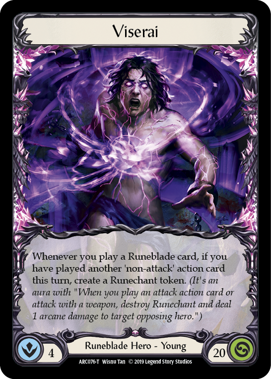 Runechant // Viserai [ARC112-T // ARC076-T] (Arcane Rising)  1st Edition Normal Flesh And Blood Single Flesh And Blood   