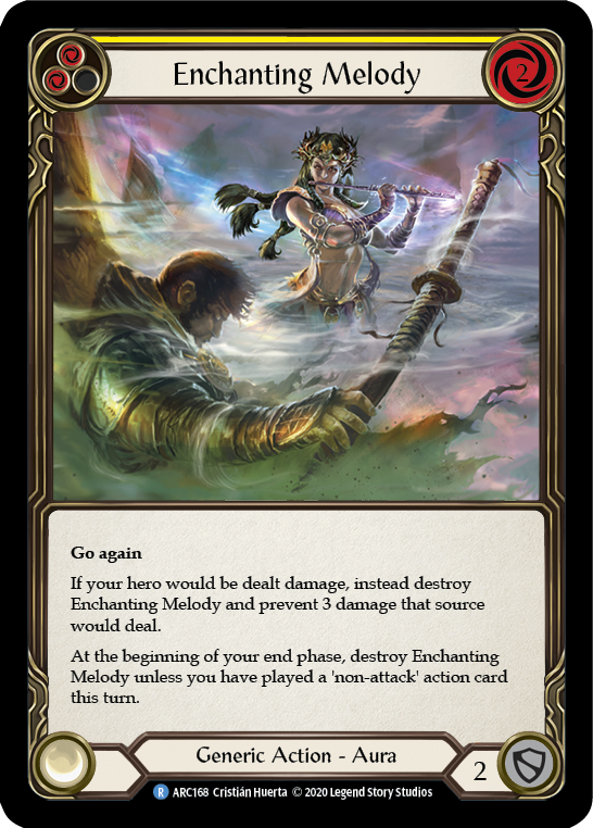 Enchanting Melody (Yellow) [ARC168] Unlimited Edition Normal Flesh And Blood Single Flesh And Blood   