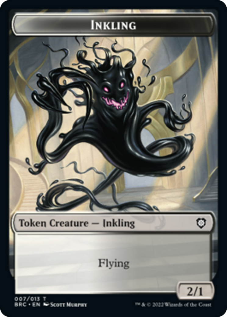 Copy // Inkling Double-Sided Token [Tokens] The Brothers' War Commander Tokens MTG Single Magic: The Gathering