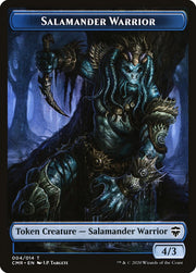 Angel // Salamander Warrior Double-Sided Token [Tokens] Commander Legends Tokens MTG Single Magic: The Gathering