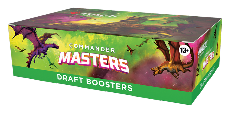 MTG Commander Masters Draft Booster Box MTG Sealed Magic: The Gathering   