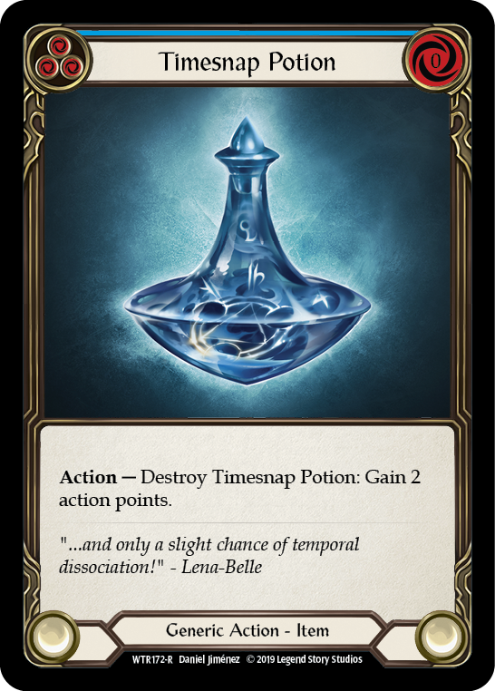 Timesnap Potion [WTR172-R] Alpha Print Rainbow Foil Flesh And Blood Single Flesh And Blood   
