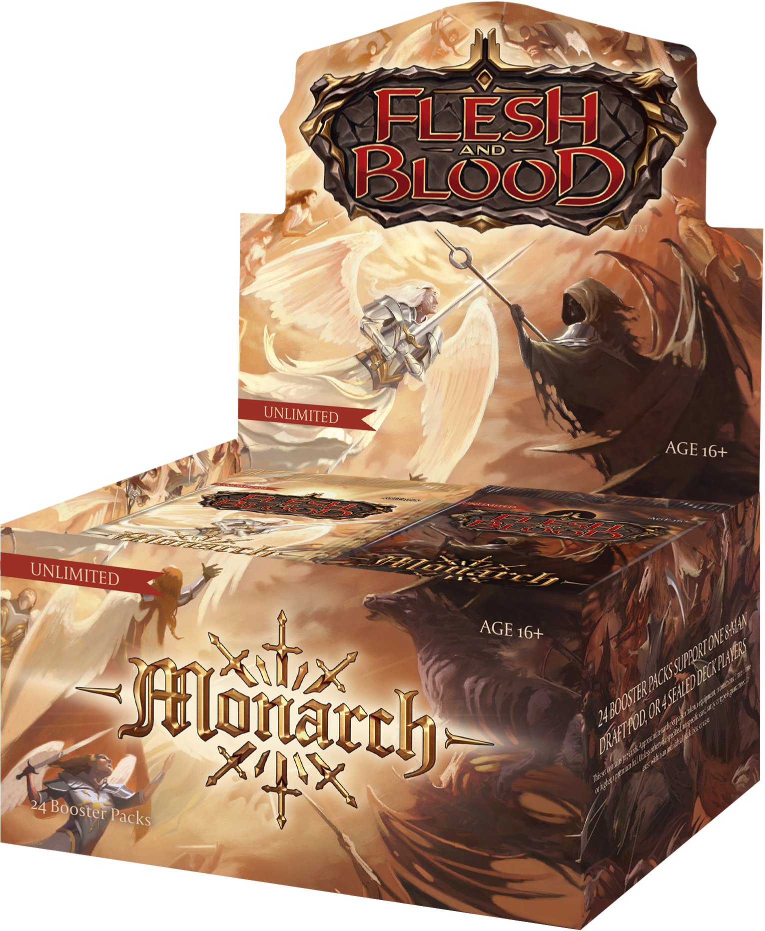 Flesh and Blood Monarch - Booster Box (Unlimited) Flesh And Blood Sealed Flesh And Blood   