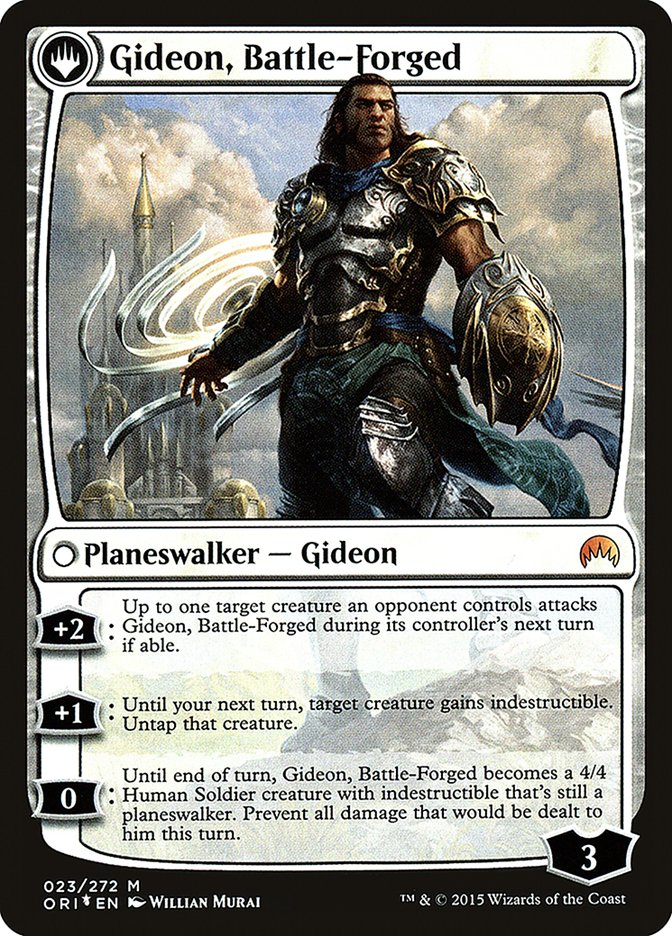 Kytheon, Hero of Akros // Gideon, Battle-Forged [Magic Origins Prerelease Promos] MTG Single Magic: The Gathering   