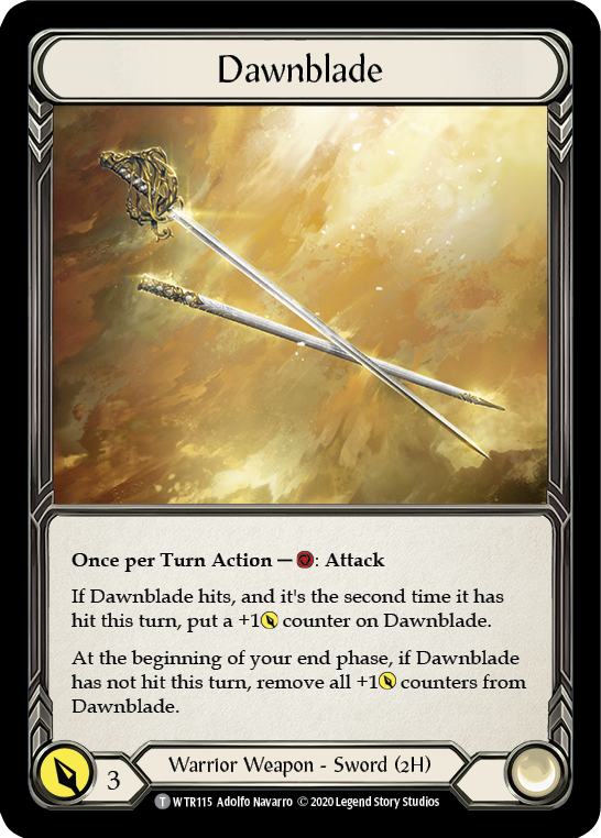 Bravo, Showstopper // Dawnblade [U-WTR038 // U-WTR115] Unlimited Normal Flesh And Blood Single Flesh And Blood   