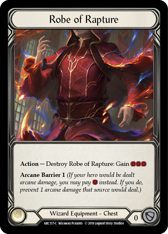Robe of Rapture [ARC117-C] 1st Edition Normal Flesh And Blood Single Flesh And Blood   