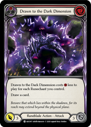 Drawn to the Dark Dimension (Red) [ARC097] Unlimited Edition Rainbow Foil Flesh And Blood Single Flesh And Blood   