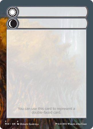 Helper Card (3/9) [Tokens] Innistrad: Midnight Hunt Tokens MTG Single Magic: The Gathering