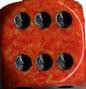 Chessex: Fire Speckled 36Ct D6 Dice Set 12mm Dice & Gaming Accessories Chessex