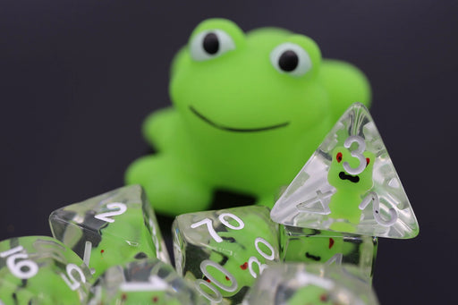 Foam Brain Games: Frog 7-Die Set Dice & Gaming Accessories Foam Brain Games
