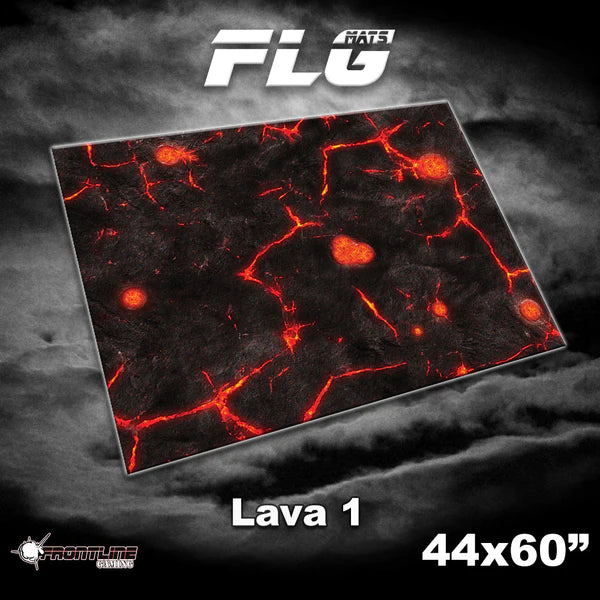Frontline Gaming: Mats - Lava 1 44"x60" Gaming Mat FLG