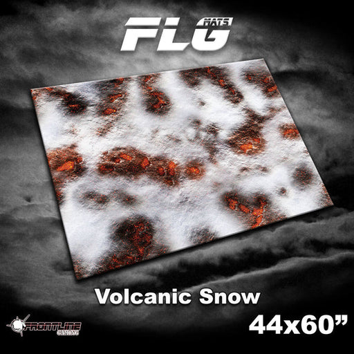 Frontline Gaming: Mats - Volcanic Snow 44"x60" Gaming Mat FLG