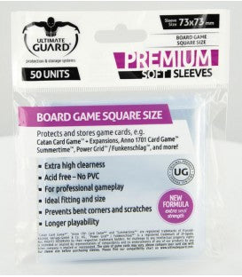 Ultimate Guard: Board Game Sleeves - Square Catan 73mm x 73mm 50Ct Board Game Sleeves Ultimate Guard