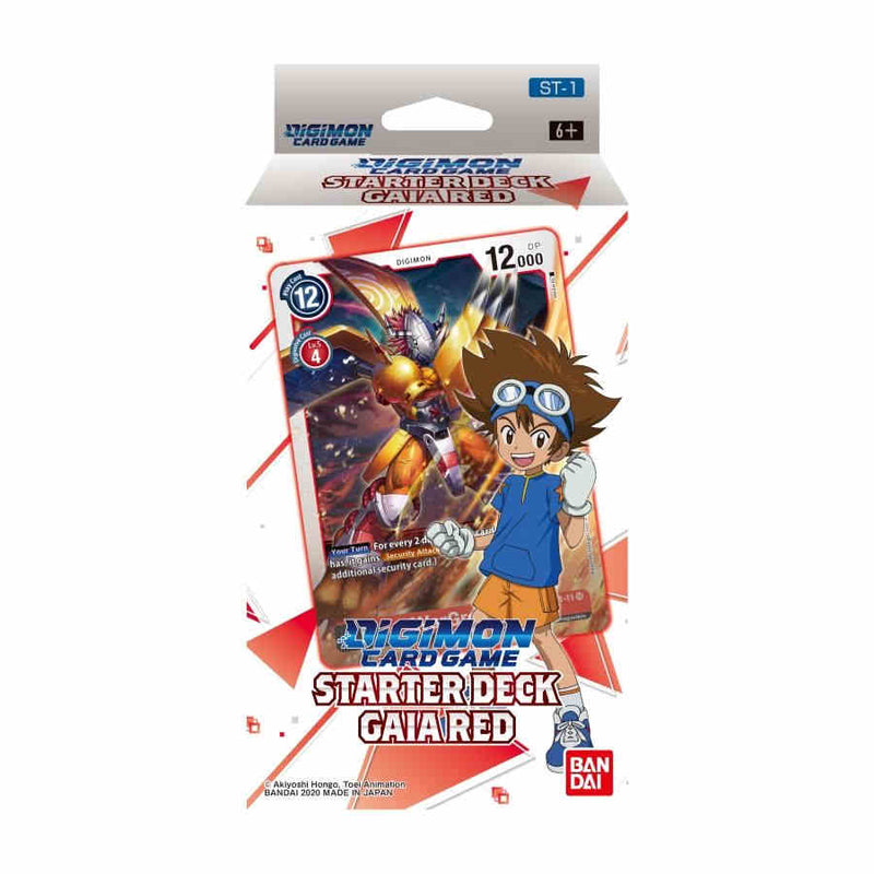 Digimon Starter Deck - Gaia Red Digimon Sealed Bandai   