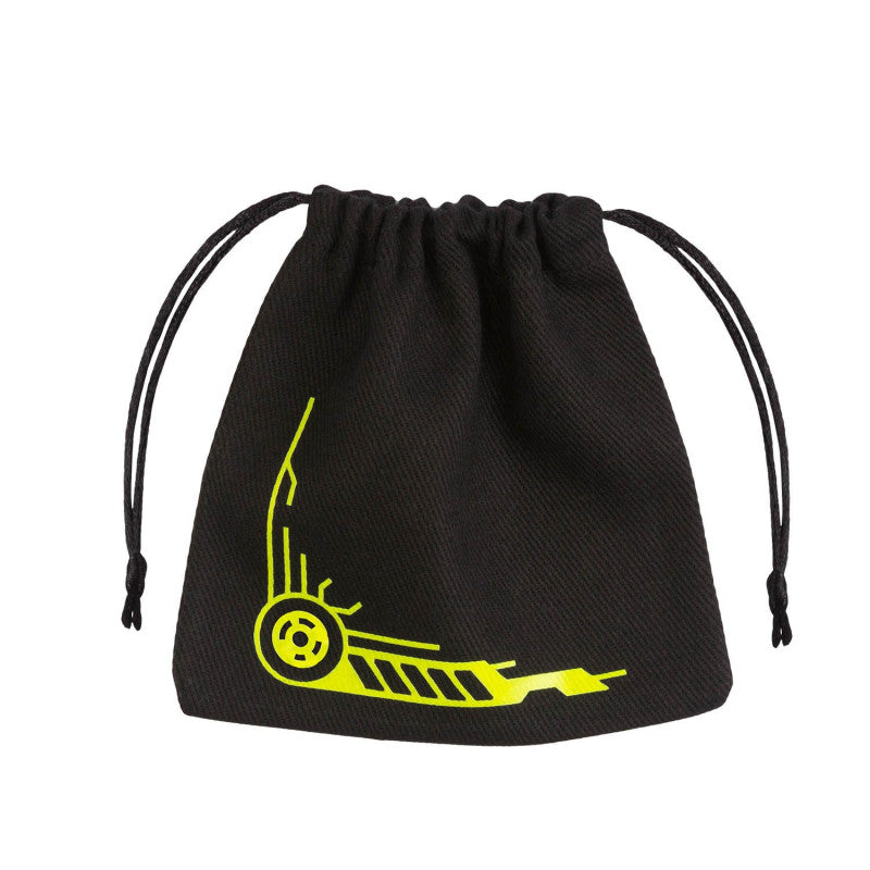 Galactic Black & yellow Dice Bag Dice & Gaming Accessories Q Workshop