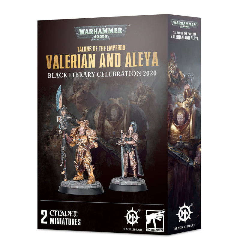 Adeptus Custodes: Talons of the Emperor: Valerian and Aleya  Games Workshop Warhammer 40k Taps Games Edmonton Alberta