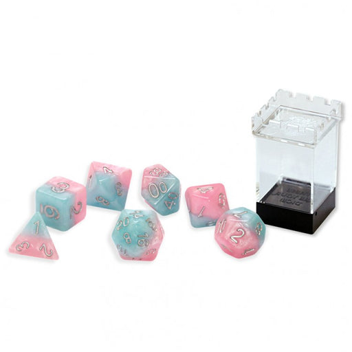 Gate Keeper Games: Baby Dice Halfsies: 7-Die set Dice & Gaming Accessories Gate Keeper Games