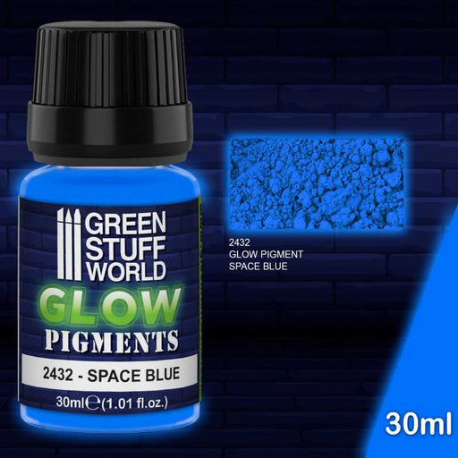 Green Stuff World Pigments: Glow in the Dark - Space Blue Model Tools & Glue Green Stuff World