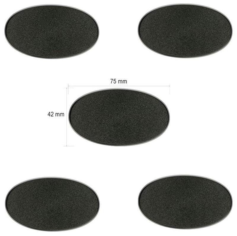 Citadel: 75X42mm Oval Bases (WO) Model Paints Games Workshop